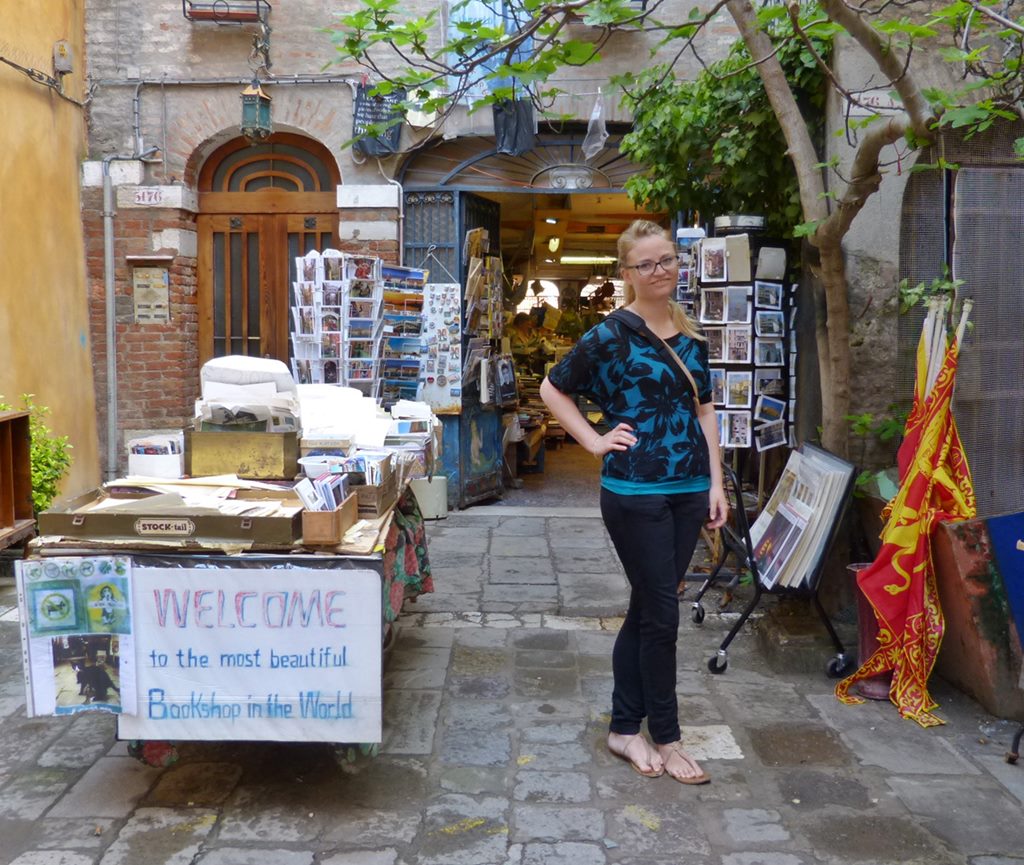 Libreria Acqua Alta in Venice