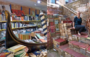Libreria Acqua Alta in Venice