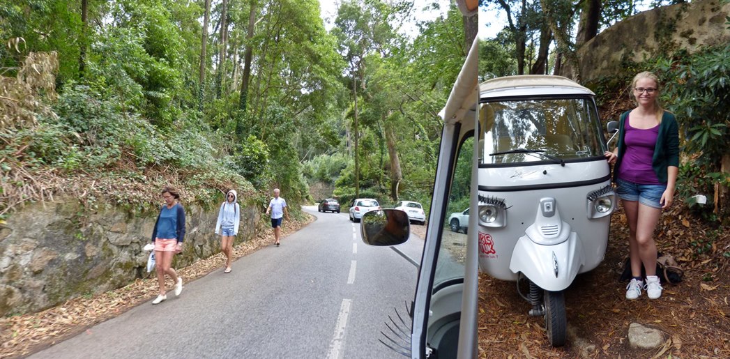 Crazy tuk tuk ride in Sintra_Portugal