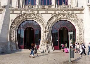 Rossio train station in Lisbon, Portugal