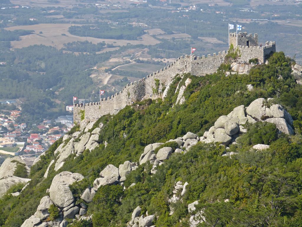 Pena View from Palace in Sintra, Portugal