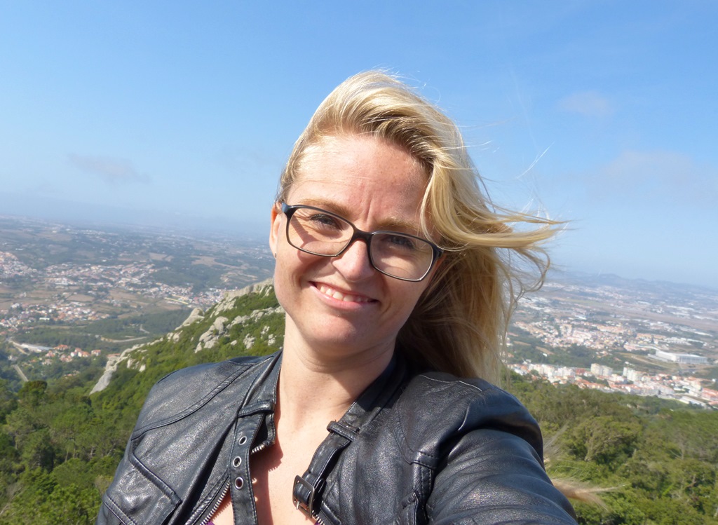 View from Pena Palace in Sintra, Portugal