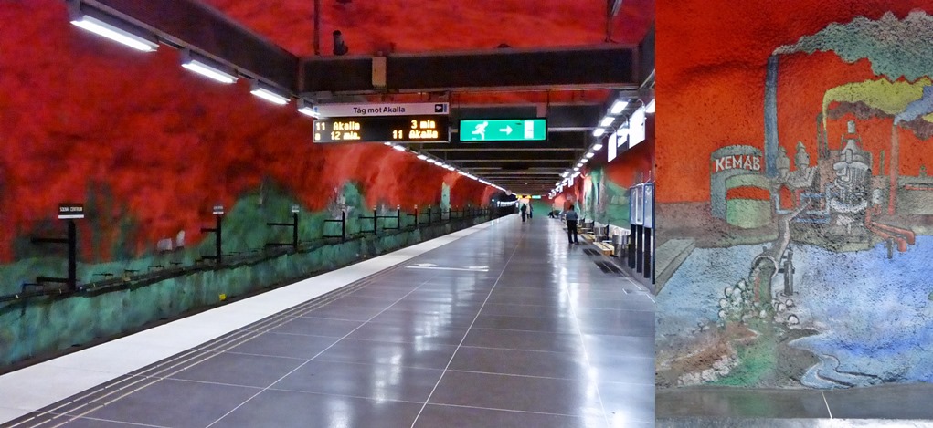 Metro in Stockholm, Sweden
