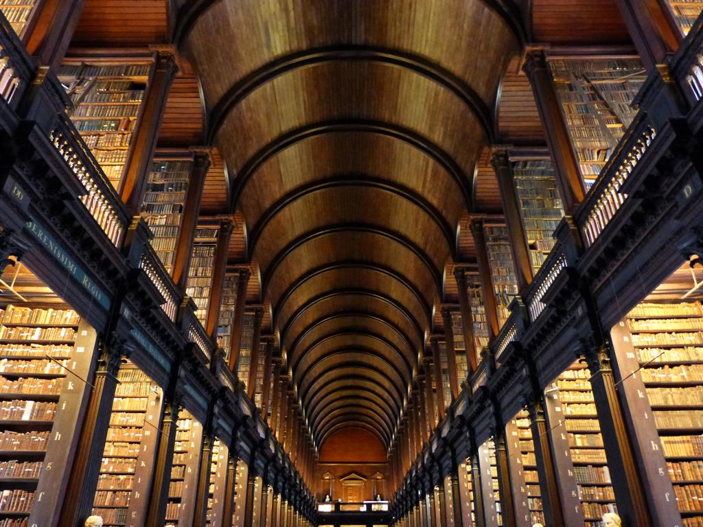 Trinity College Library in Dublin