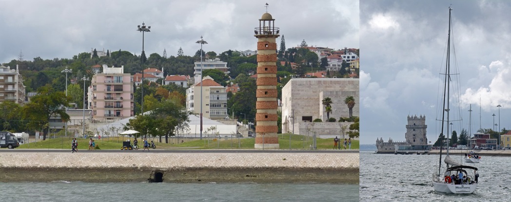 moments of travel on yellow boat tour in Lisbon, Portugal