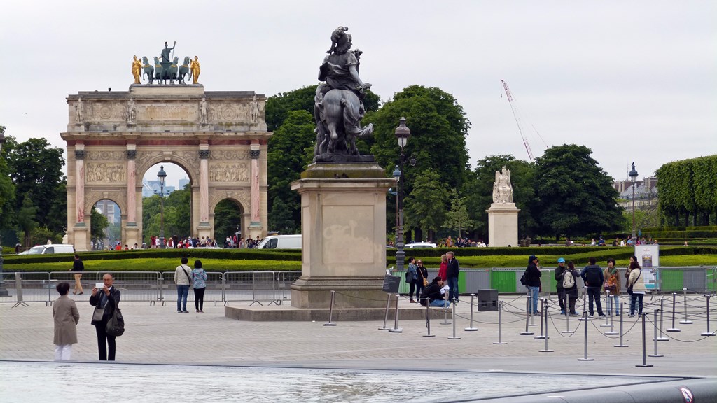 moments of travel at Louvre in Paris