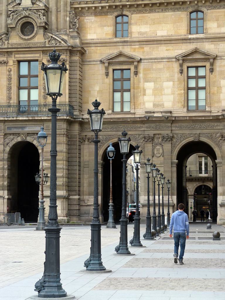 moments of travel at Louvre in Paris