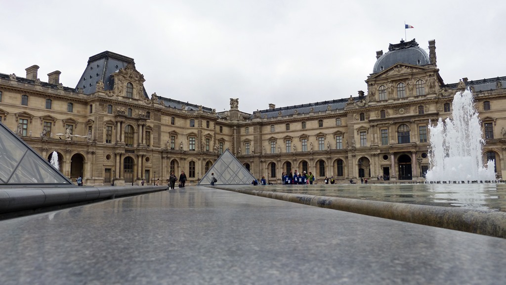 moments of travel at Louvre in Paris