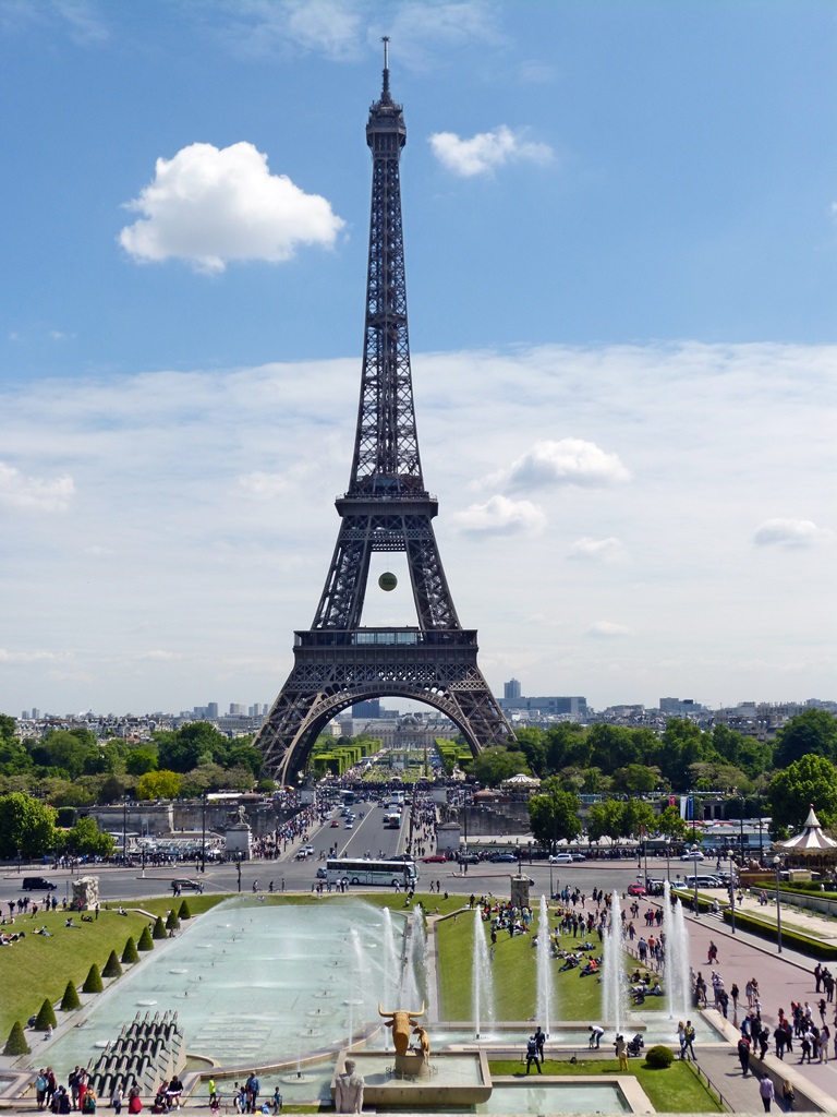 moments of travel at the Eiffel Tower in Paris