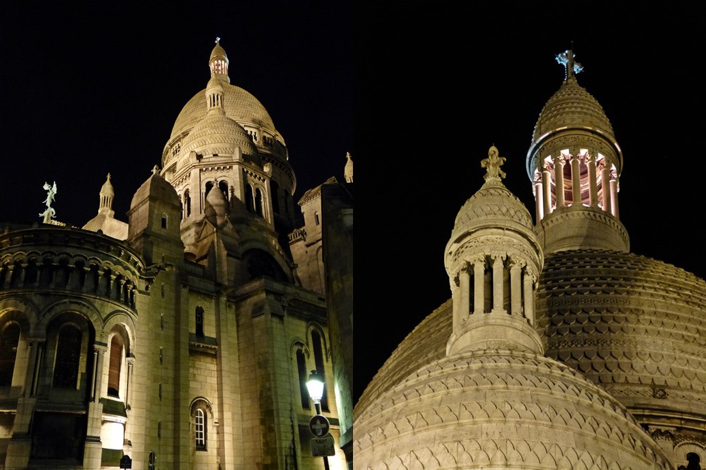 moments of travel in Paris, Montmartre at night