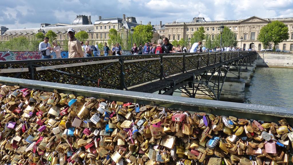 moments of travel walking along the Seine in Paris