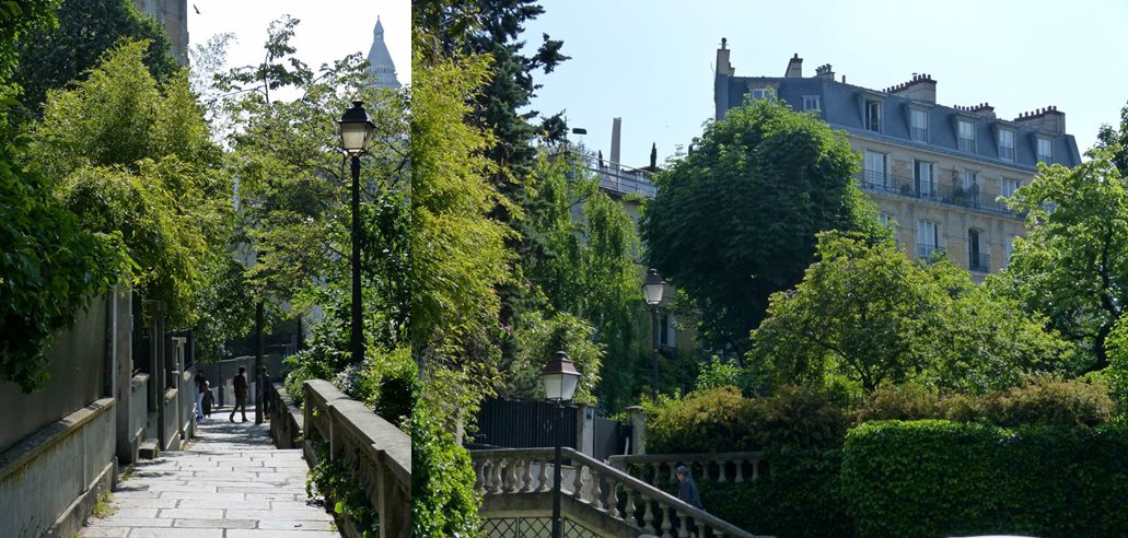 moments of travel walking around Montmartre in Paris