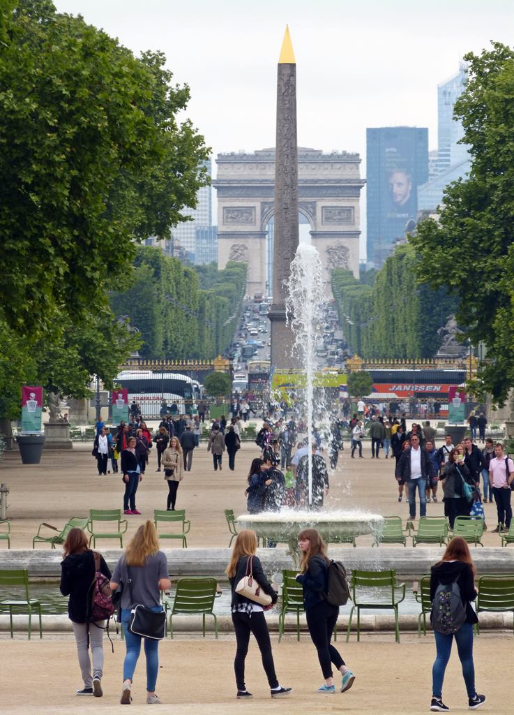 moments of travel walking around Paris close to the Louvre