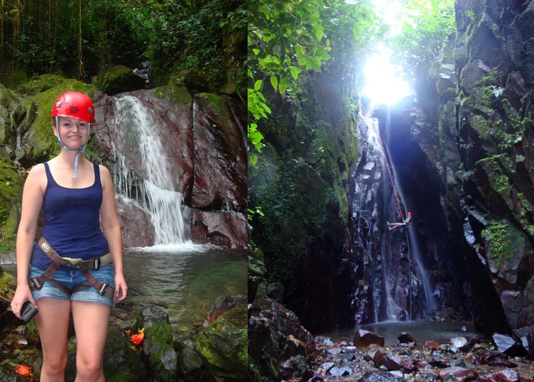 Puerto Rico, cleared myself off of a waterfall, The Versatile Blogger Award - momentsoftravel.com