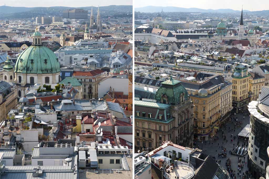 Wien Sehenswürdigkeiten Stephansdom Ausblick