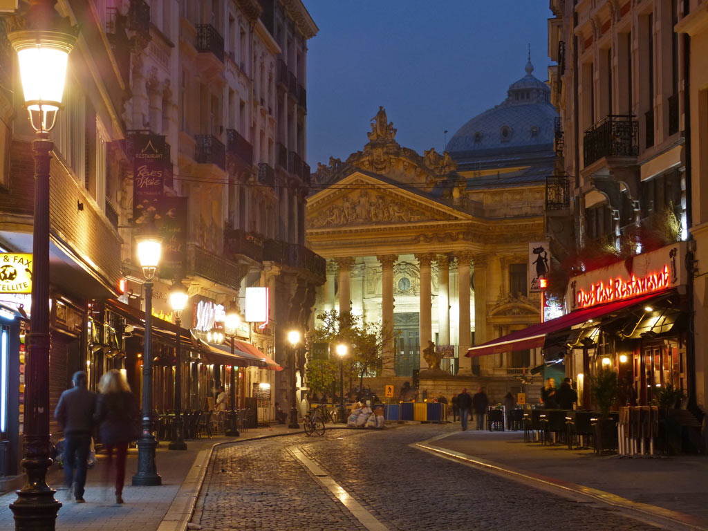 Altstadt von Brüssel in der Nacht, 48 Stunden Brüssel