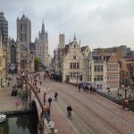 Blick auf historische Innenstadt von Gent in Belgien, Gent Sehenswürdigkeiten, Moments of Travel