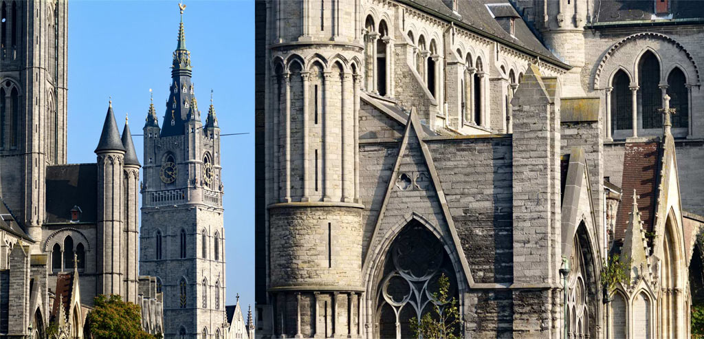 Kirche Architektur Gent, Gent Sehenswürdigkeiten, Moments of Travel