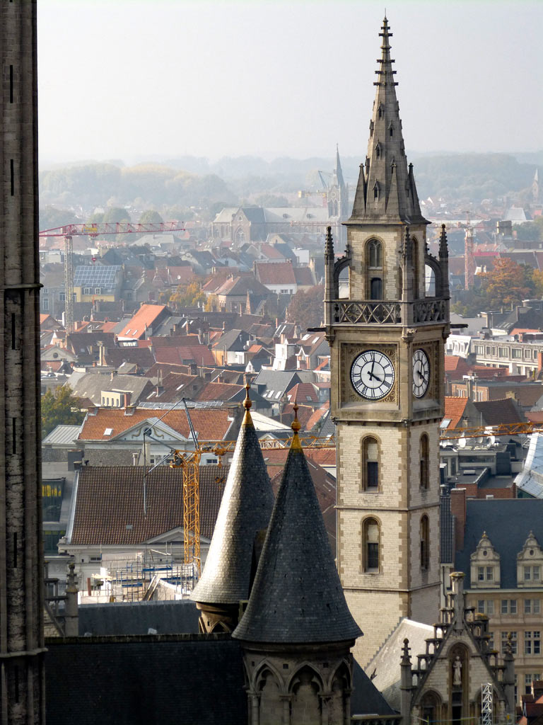 Uhrenturm in Gent, Gent Sehenswürdigkeiten, Moments of Travel