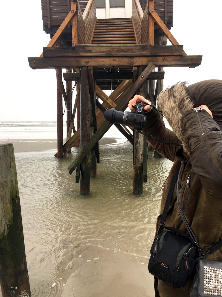 Fotografin in St. Peter-Ording