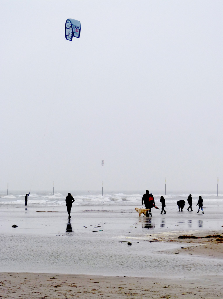 Menschen Kite Surfer St. Peter-Ording