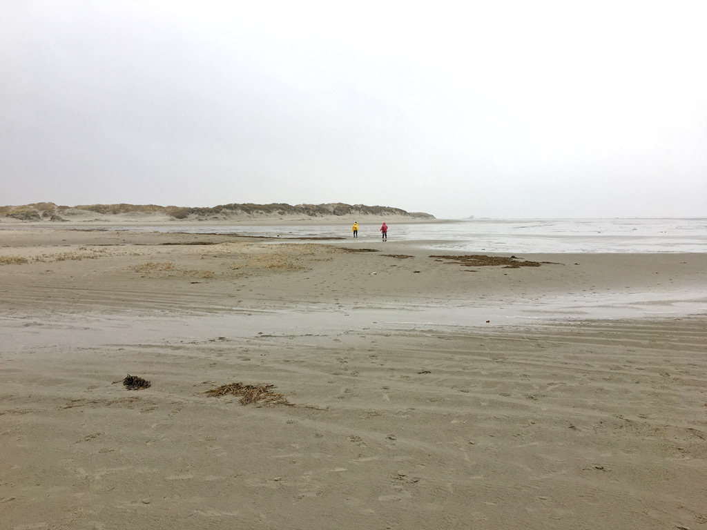 Menschen am Strand von St. Peter-Ording