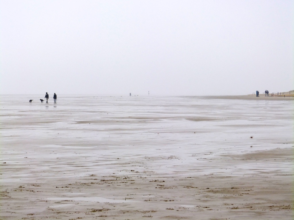 Menschen im Watt St. Peter-Ording