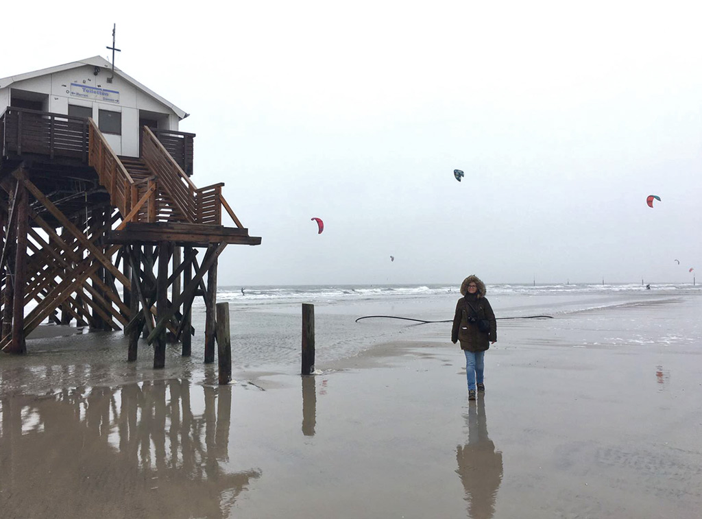 Mädchen Watt St. Peter-Ording