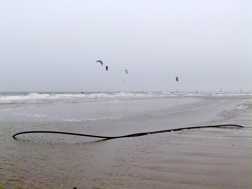 Strand Meer Kites St. Peter-Ording