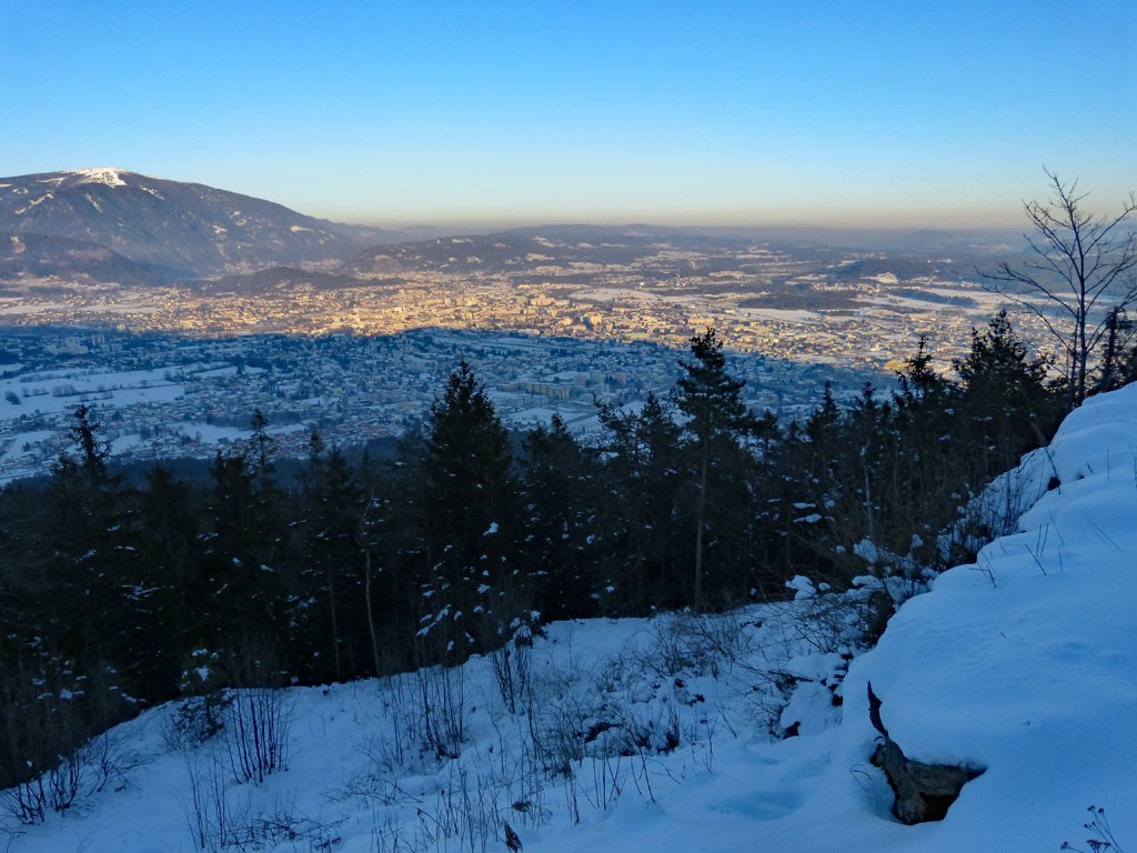 aussicht auf villach vom dobratsch