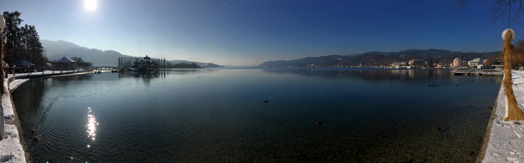 ossiacher see mit badeanstalt