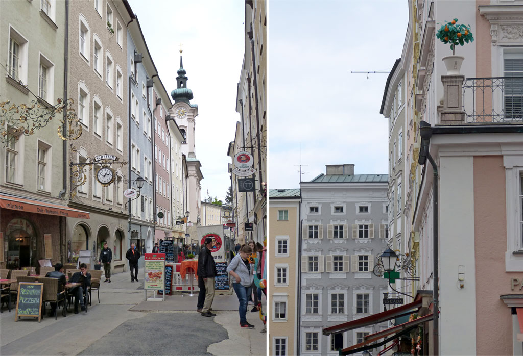 Gasse Architektur Salzburg