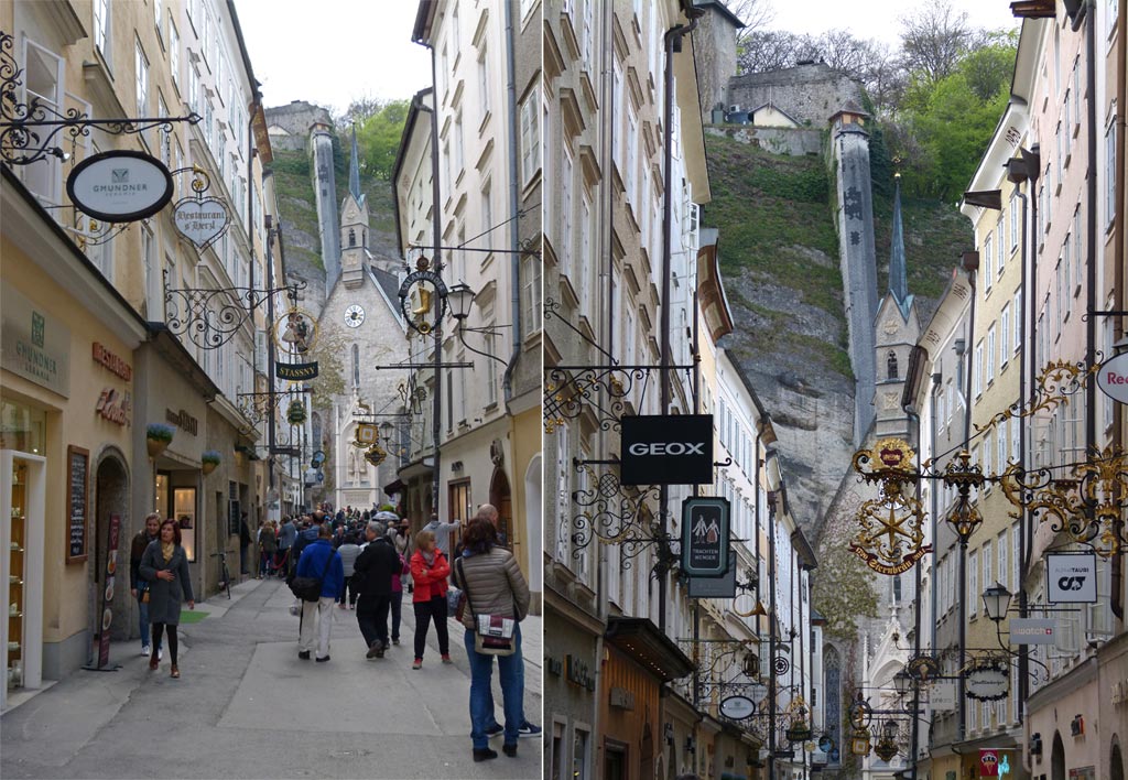 Enge Gasse in Salzburg