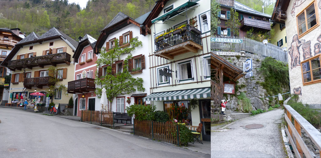 haeuser dekoration hallstatt