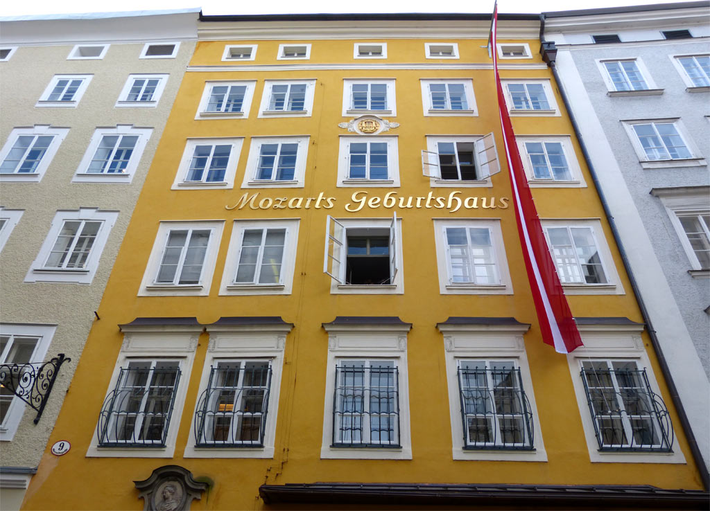 Gelbes Haus Mozart Geburtshaus