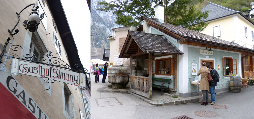 schild schnaps hallstatt