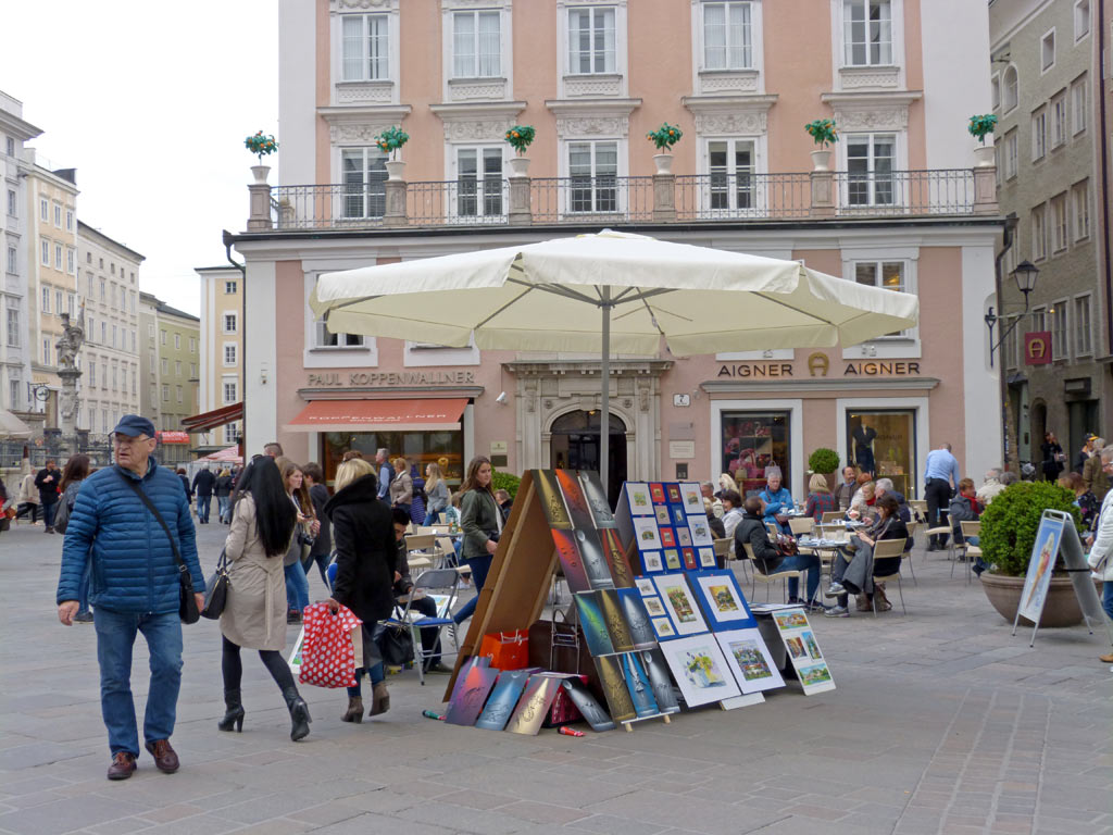 Verkaufsstand Salzburg Innenstadt