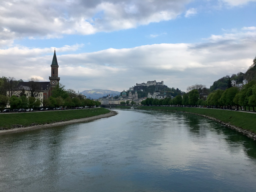 Fluss Berg Salzburg