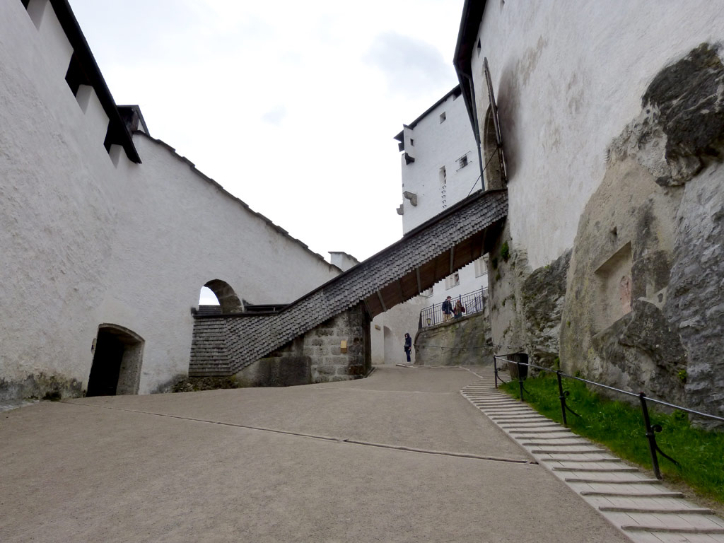 Aufstieg zur Festung Hohensalzburg