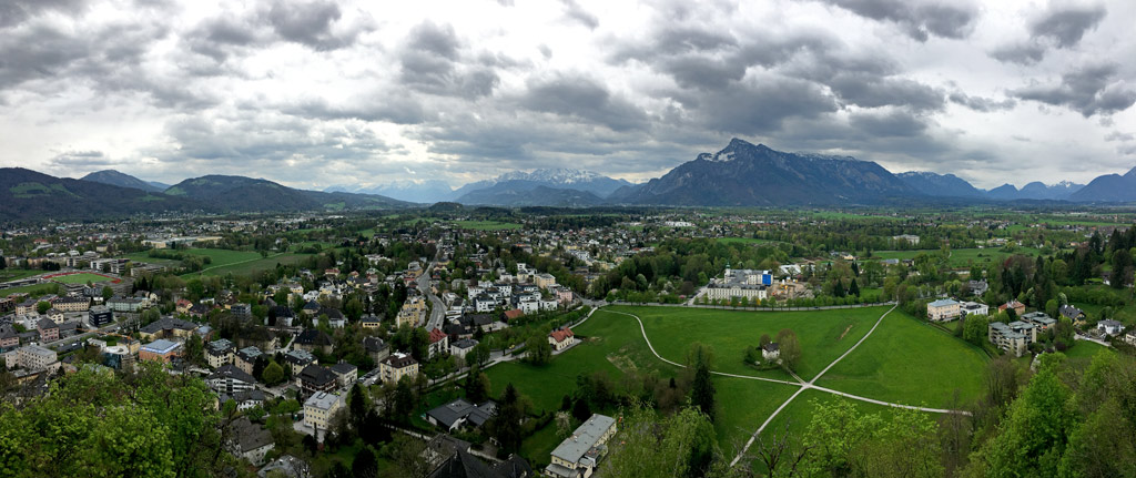 Ausblick von Festung Hohensalzburg