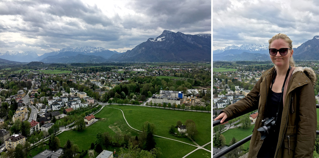 Gebirgsblick Festung Hohensalzburg