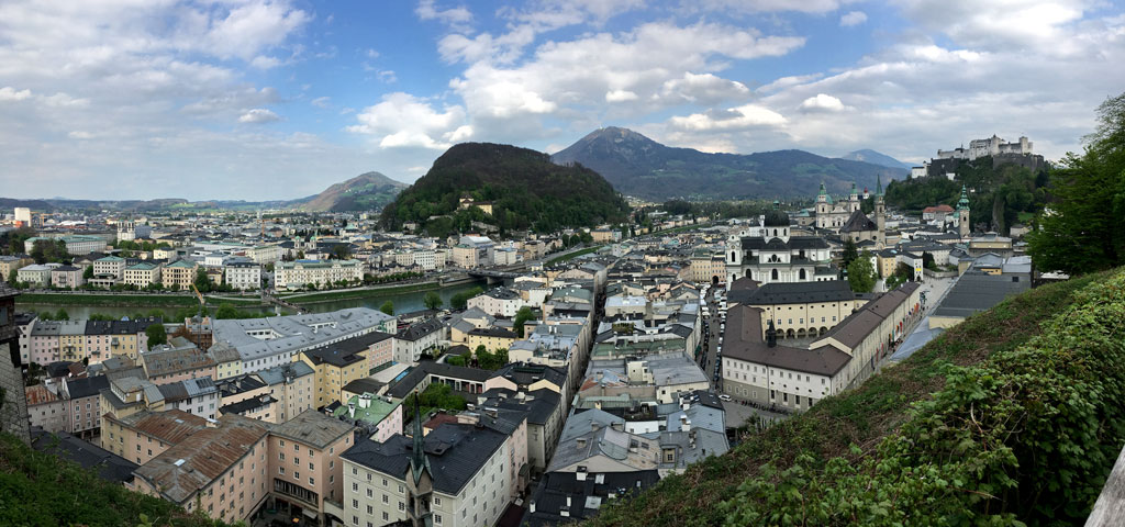 Panorama auf Salzburg 