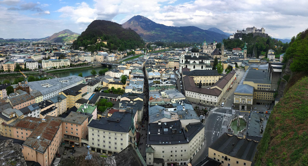 Panorama auf Salzburg