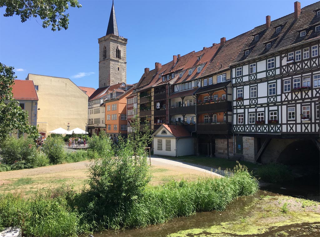 Krämerbrücke Erfurt Außenansicht