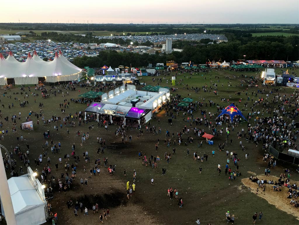 Blick Riesenrad Festival