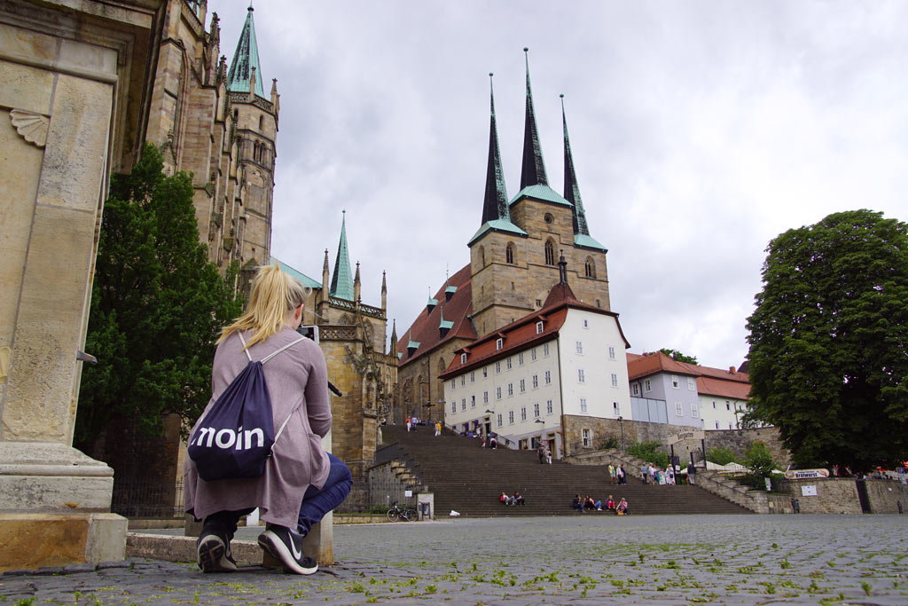 Frau Turnbeutel Moin Dom Erfurt