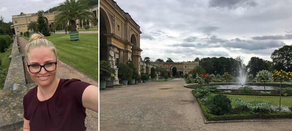 Frau Selfie Potsdam Orangerie