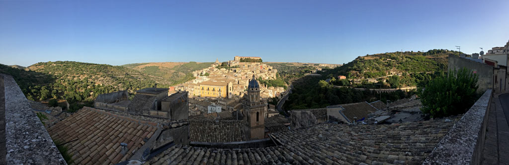 Ragusa von oben Panorama