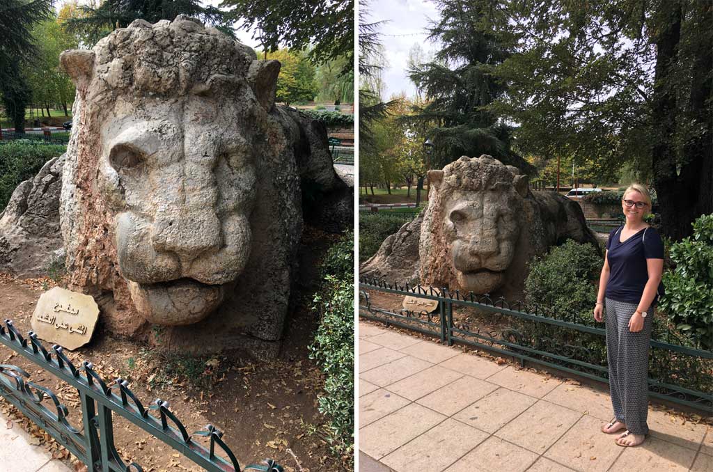 Ifrane Löwenstatue