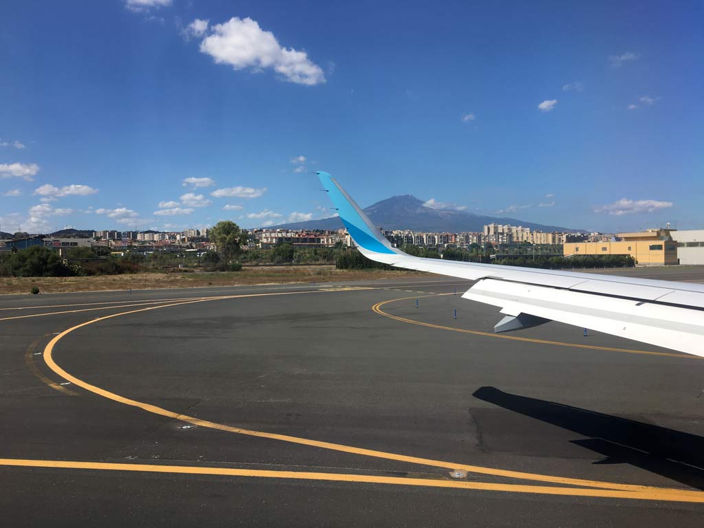 Flughafen Sizilien Catania Ätna